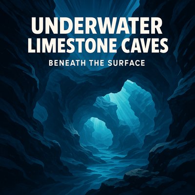 Underwater Limestone Caves Visual Representation