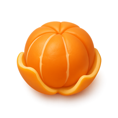 3D Tangerine Icon