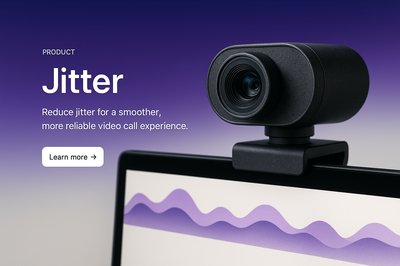 Elegant Web Design Showcase for Jitter Product