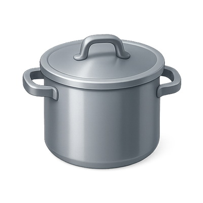 Modern Cooking Pot with Lid in Sleek Design