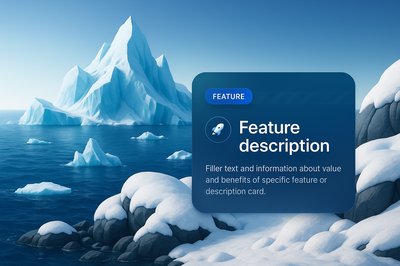 Stunning Icebergs and Snow-Covered Rocks by the Sea