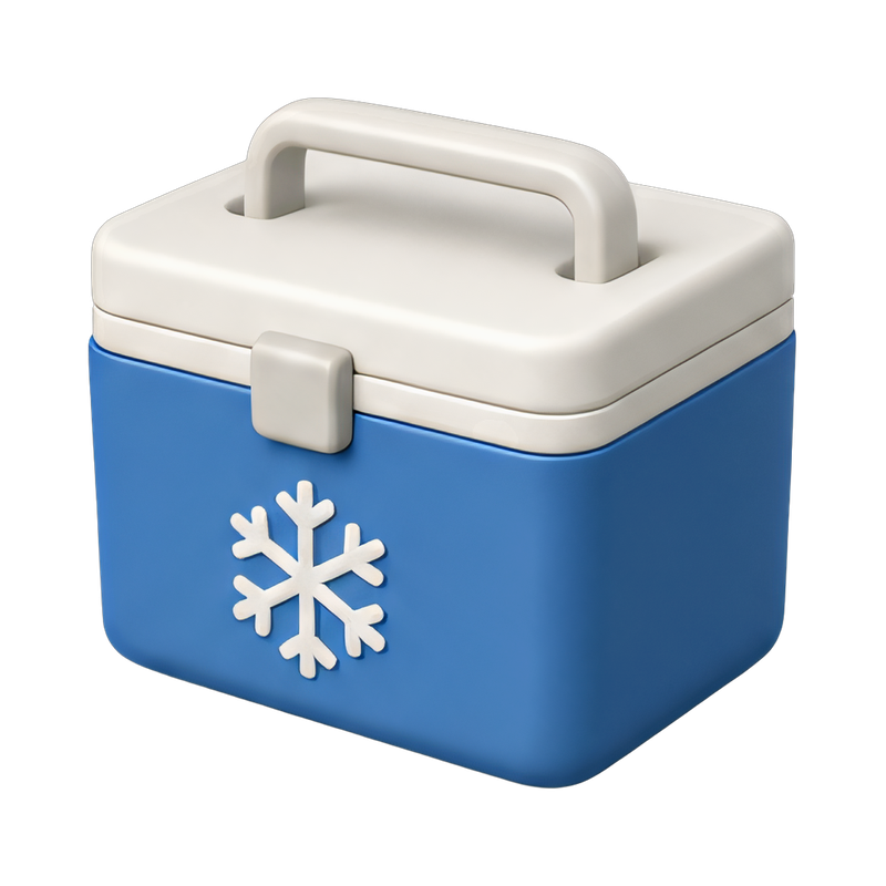 insulated cold chain cooler box