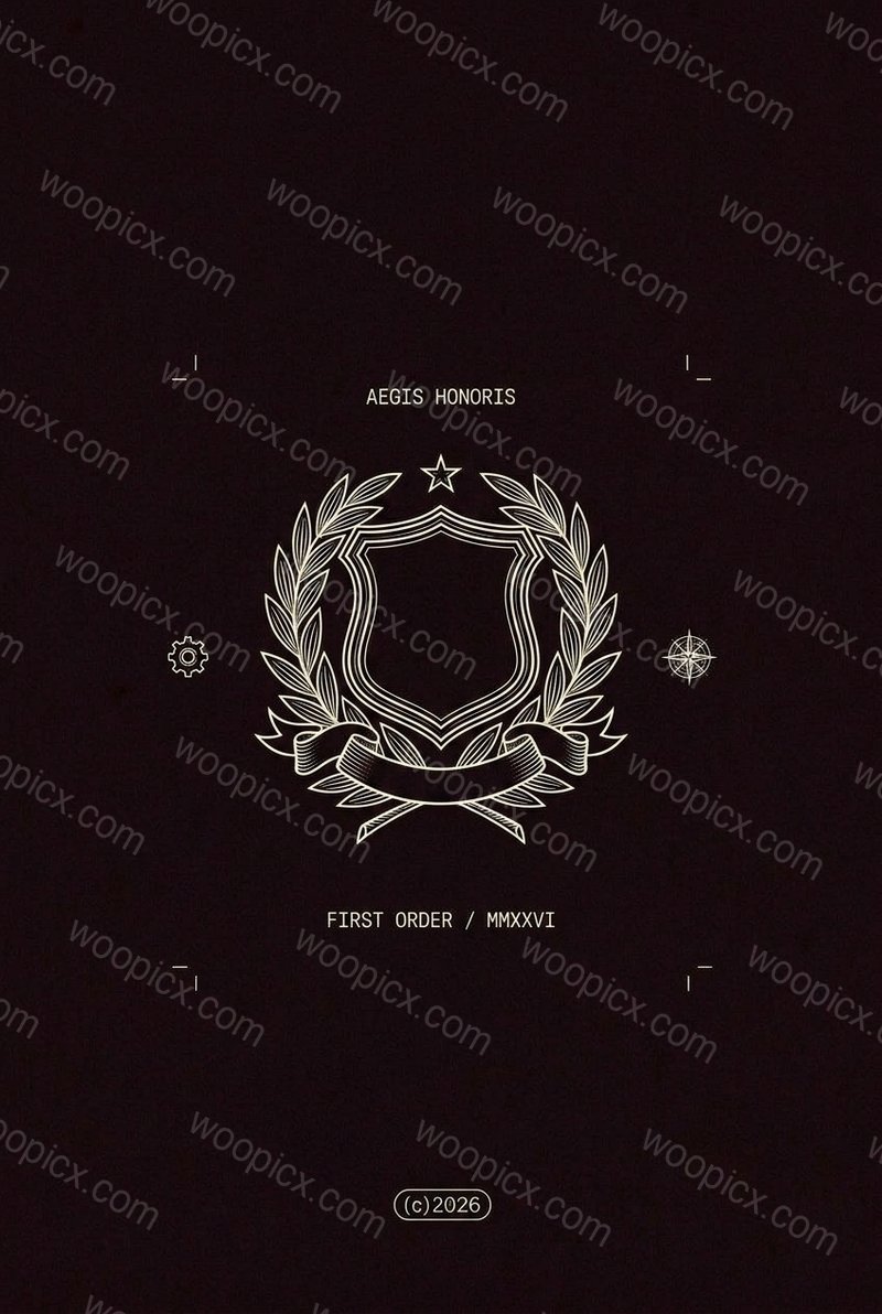 Elegant crest design for branding