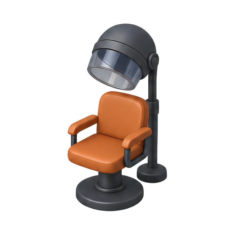 Stylish hood dryer chair