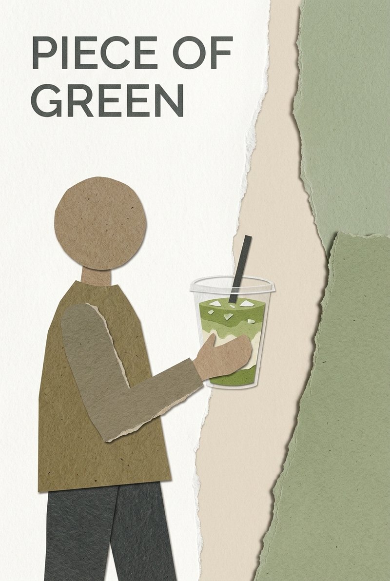 matcha drink collage