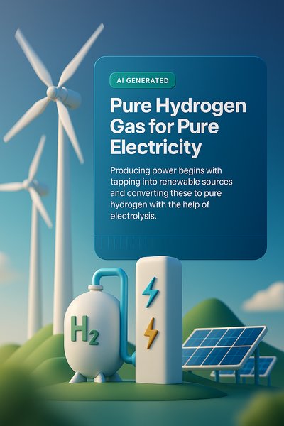 Clean Energy Pipeline: Producing Pure Hydrogen for Electricity