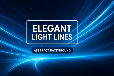 Abstract Background with Elegant Light Lines
