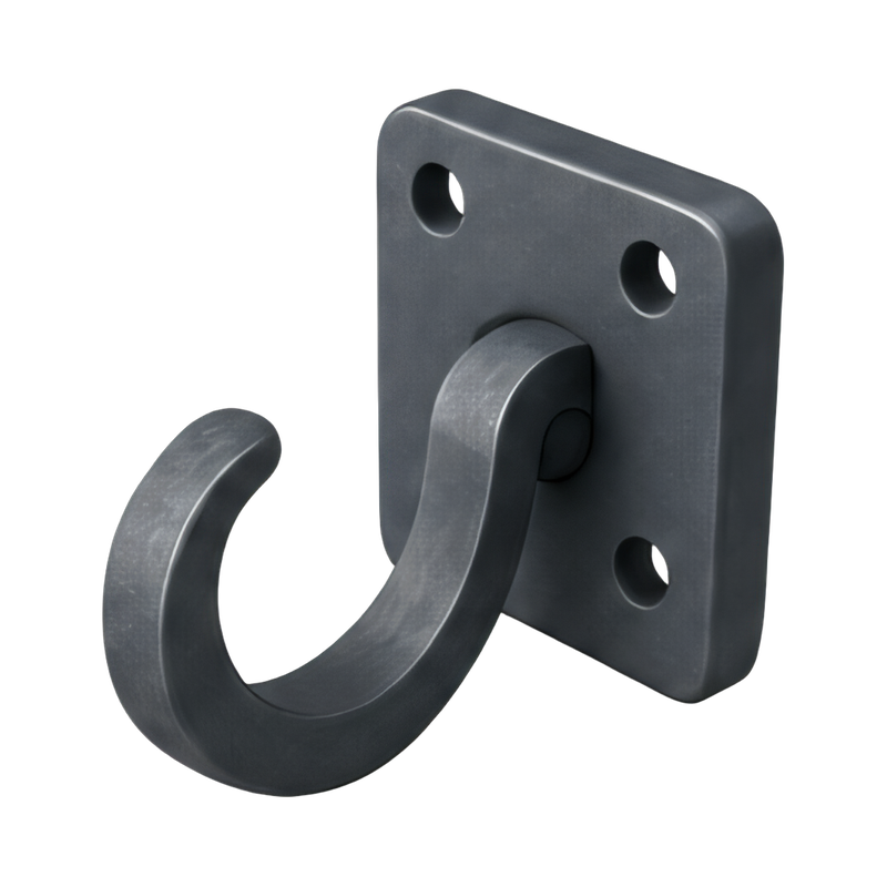 Forged metal wall hook