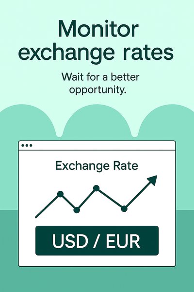 Financial Monitoring Graphic with Exchange Rate Visualization