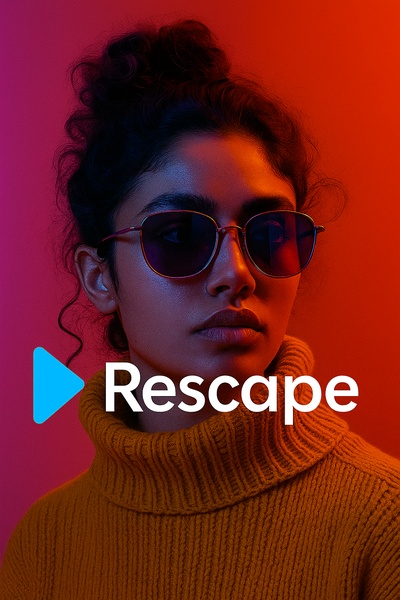 Fashionable Young Woman in Sunglasses with Colorful Background