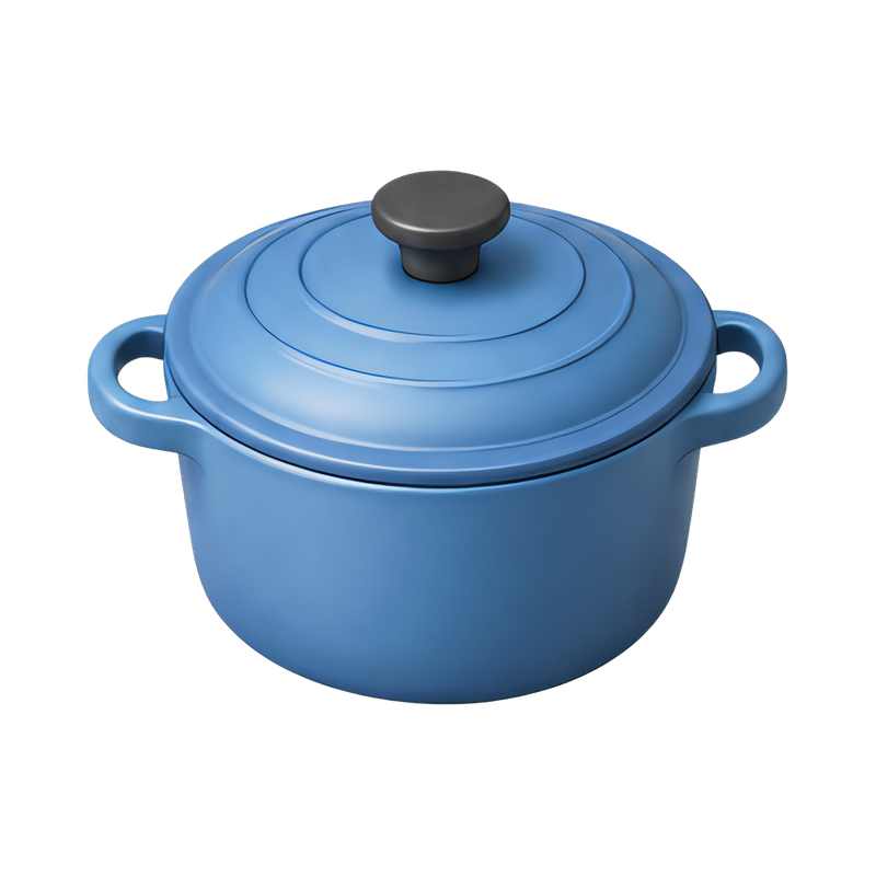 vibrant enameled dutch oven