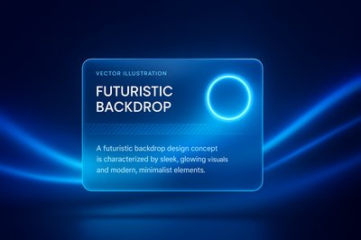 Futuristic Light Design with Glowing Effects