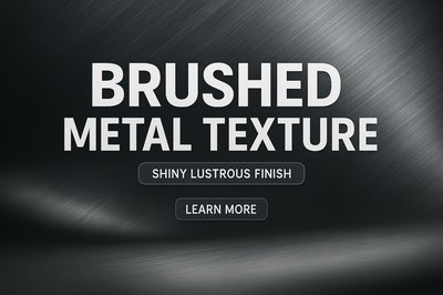 Brushed Metal Texture Background with Glossy Finish