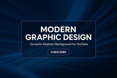 Dynamic Abstract Background for YouTube with Modern Graphic Design
