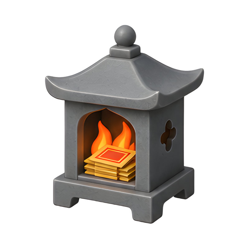 Joss paper burning furnace