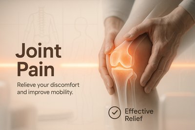 Healthcare Promotional Graphic for Joint Pain Relief