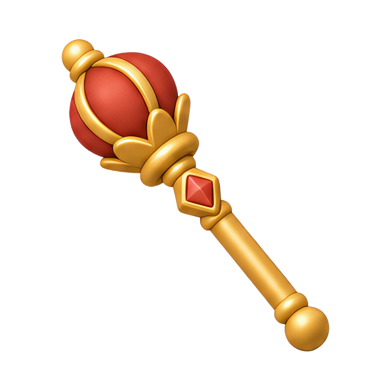 regal king scepter