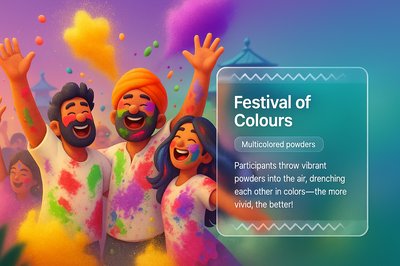 Vibrant Celebration of Holi Festival in Nepal and India
