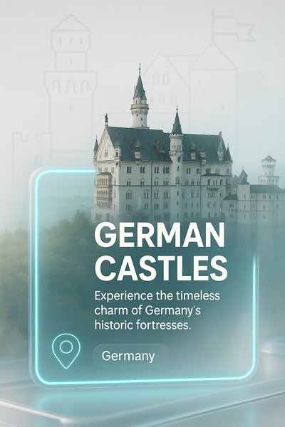 Promotional Image Highlighting Germany's Historic Castles