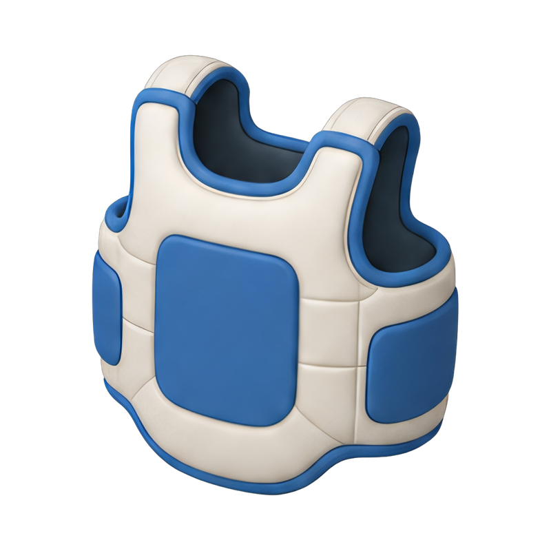 Durable sparring vest for training