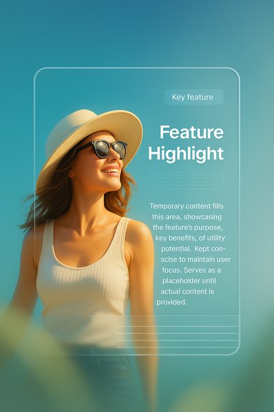 Elegant Summer Woman in Sunglasses and Hat