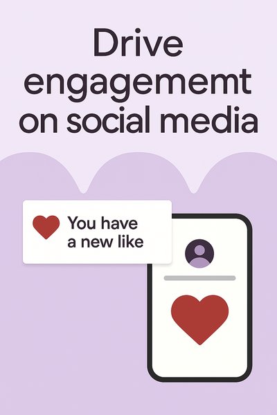 Social Media Engagement Promotion Graphic