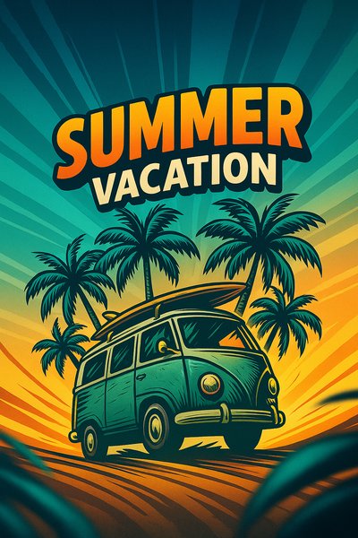 Dynamic Tropical Vacation Design with Vibrant Elements