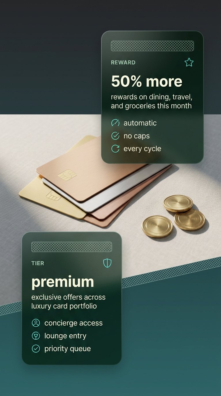 Premium Credit Card Stack Display