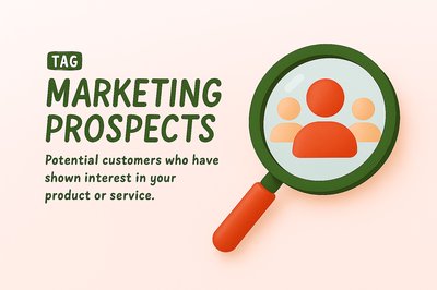 Illustrative Graphic Highlighting Marketing Prospects Concept