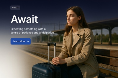 Stylish Awaiting Concept for Web Design