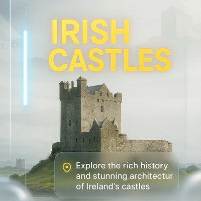 Promotional Graphic for Irish Castles Exploration