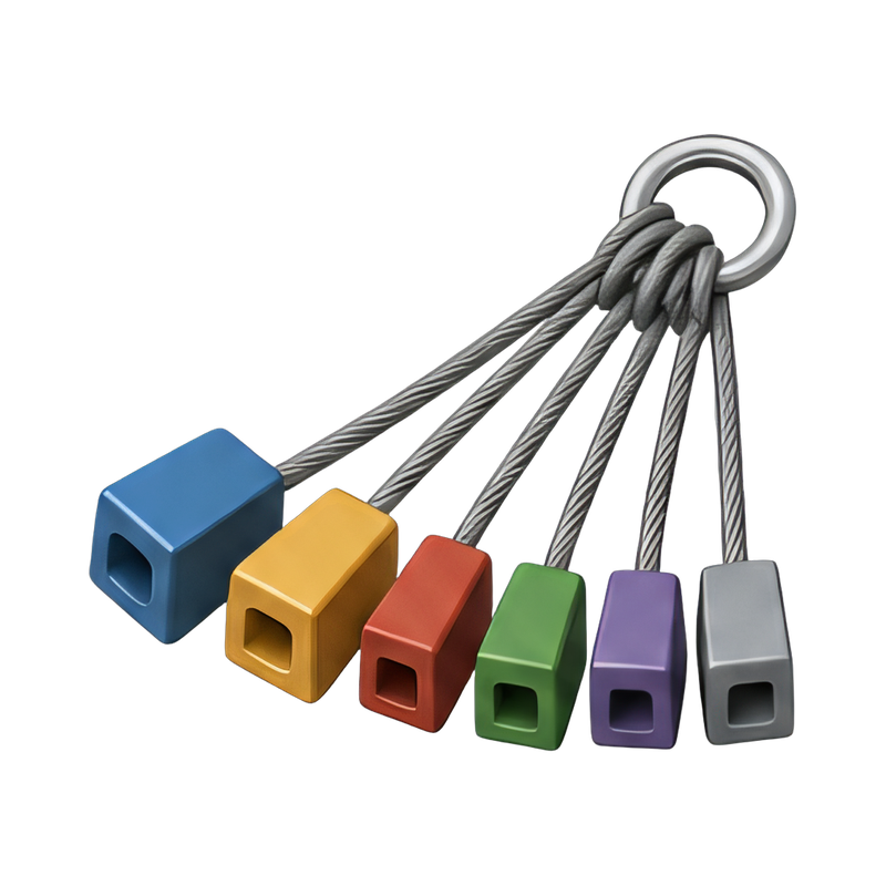 Nut set on wire