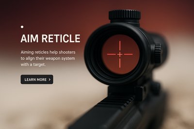 Stylish Aim Reticle Image for Web Design