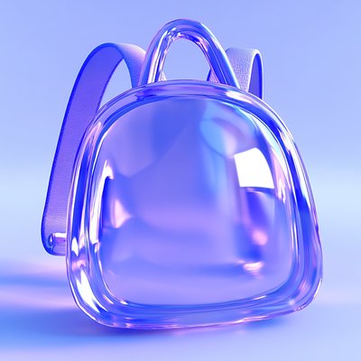 Stylish Transparent Backpack in Modern Design