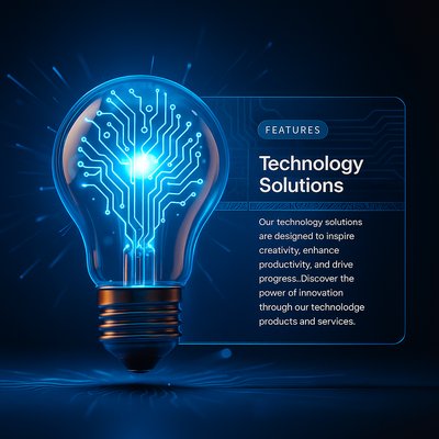 Illuminating Technology: Light Bulb with Circuit Design