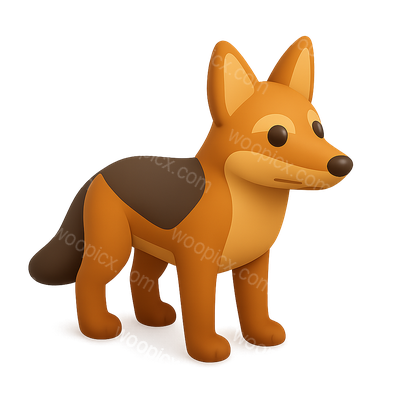 Stylized Cartoon Fox Character in 3D