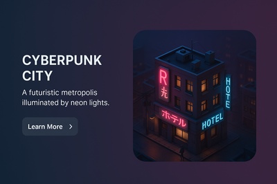 Cyberpunk City Night: Neon Illumination