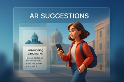 AR Suggestions for Exploring Local Landmarks