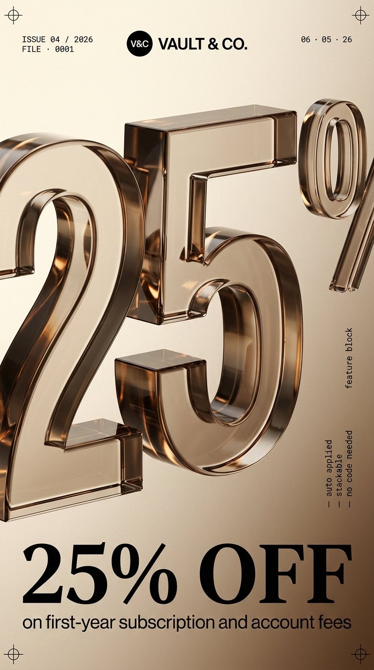 25% Off Subscription Promotion