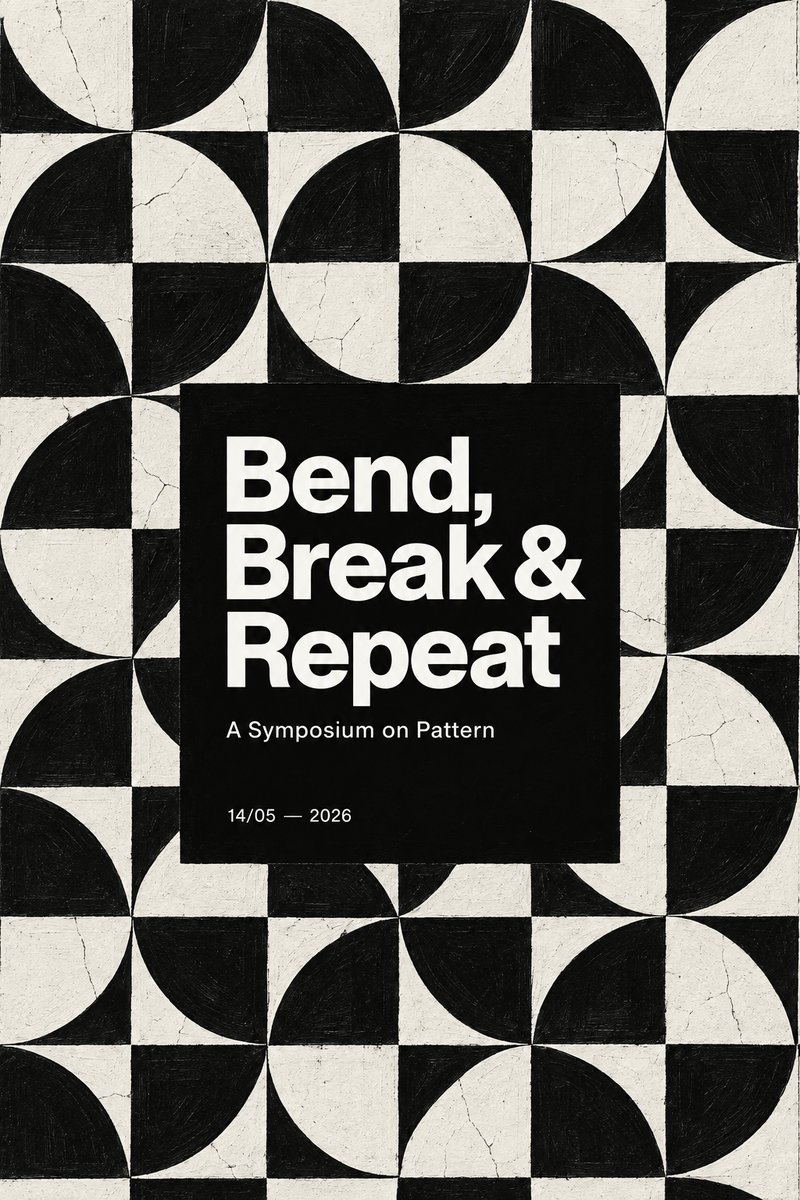 op-art symposium poster design