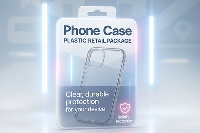 Product Packaging Design for Clear Phone Case