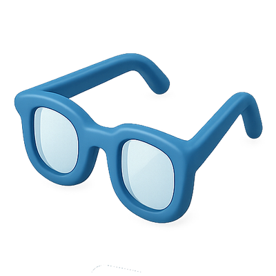 Stylish Blue Sunglasses with Rounded Frames