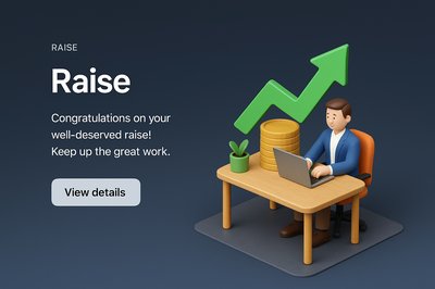 3D Scene Depicting a Raise with Visual Elements