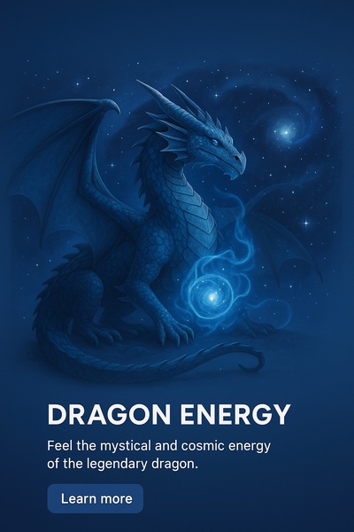 Majestic Dragon in Cosmic Surroundings