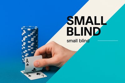 Dynamic Color Block Design with Playing Cards and Chips