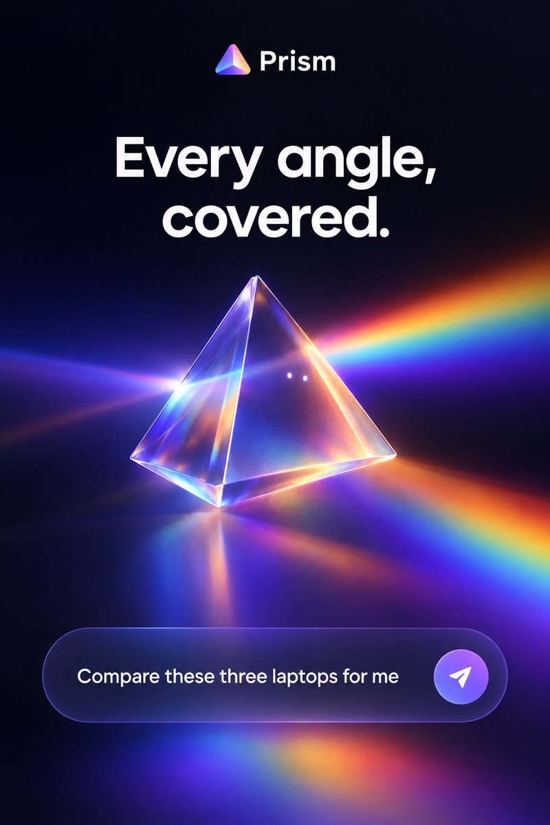 Abstract AI agent landing page