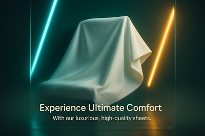 Neon Glow Sheet Advertisement with Luxurious Style
