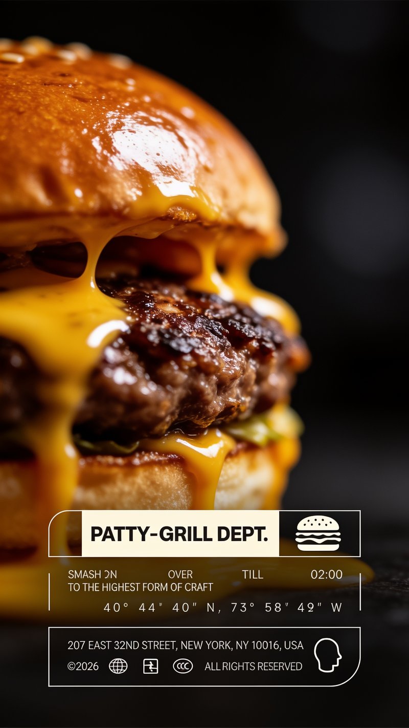 Juicy gourmet burger close-up