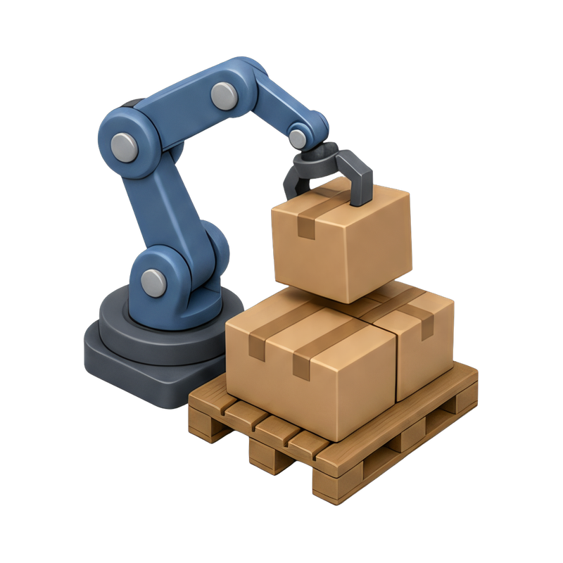 automated depalletizer station