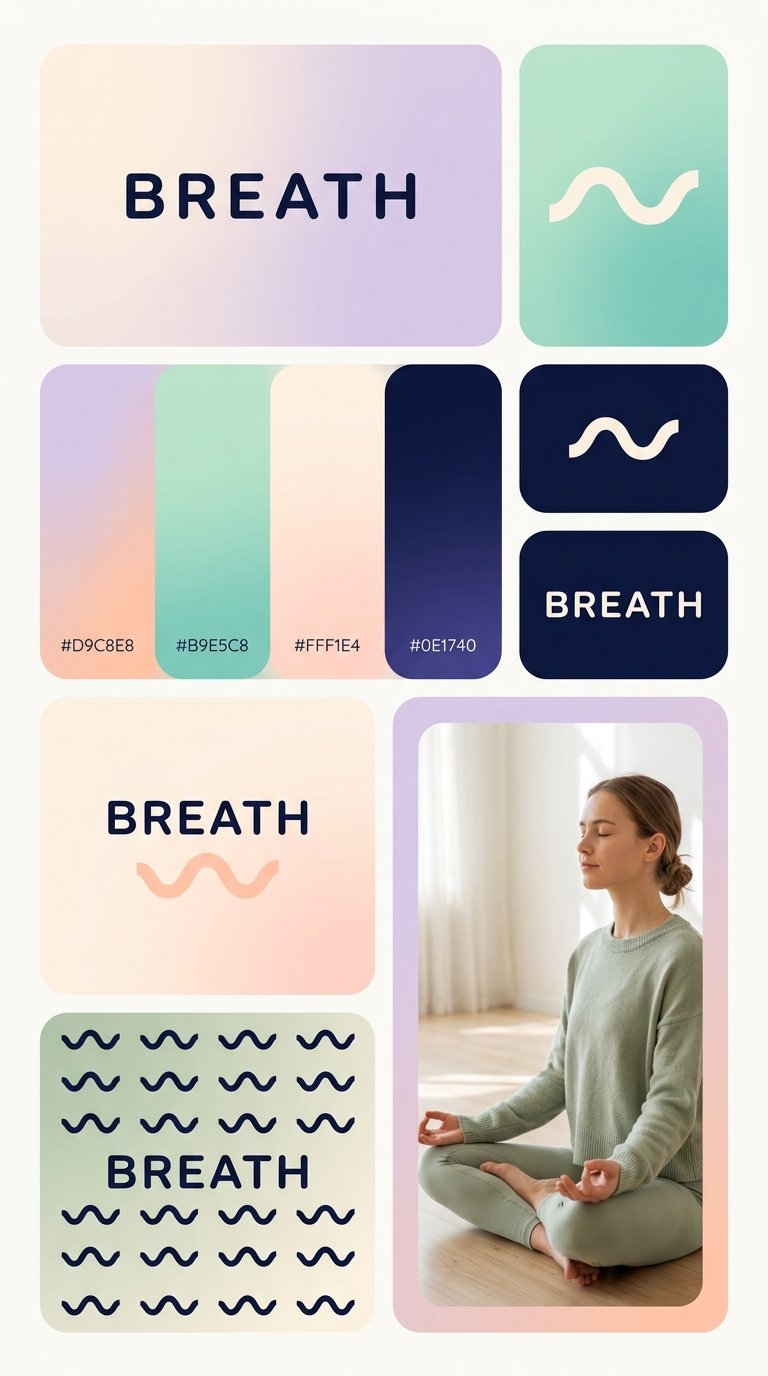 Modern brand identity sheet